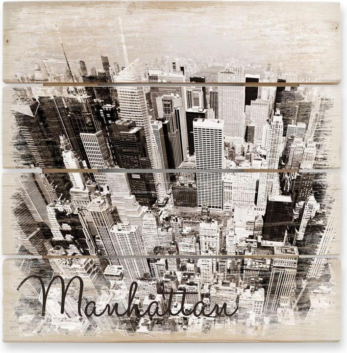 Produktbild Trenddeko Manhattan Luftbild (40 x 41.50 cm)