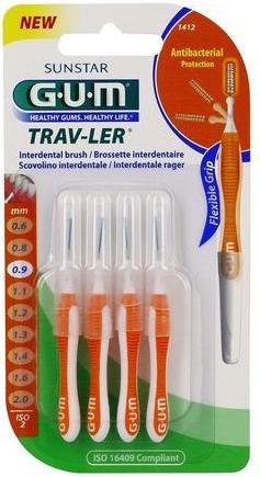 Immagine prodotto Sunstar Gum GUM Trav-ler Scovolini Interdentali 1412 0,9 mm (0.90 mm)