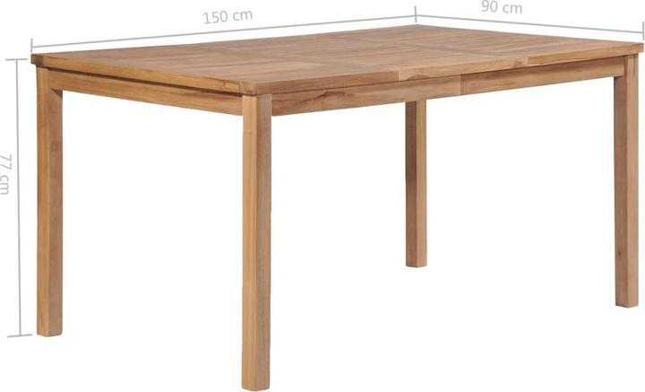 Produktbild vidaXL Esstisch (150 x 90 x 77 cm)