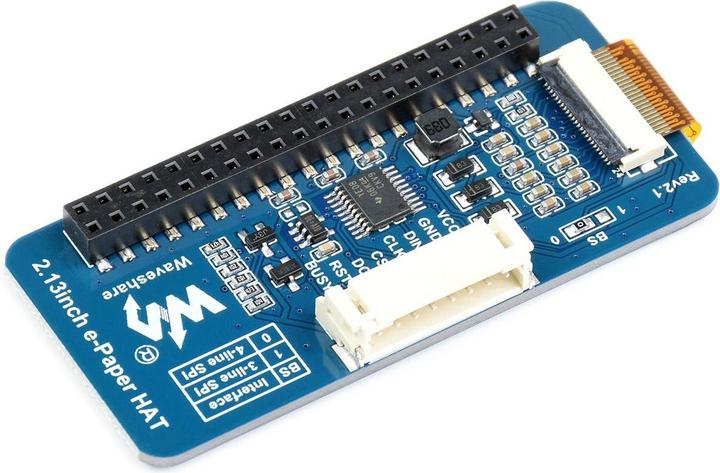 WaveShare 250x122 2,13 pollici nero bianco E-Ink Display Raspberry Pi HAT