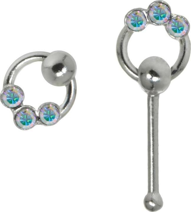 Immagine prodotto Bijouteria Piercing per naso (Vetro (di orologio), Argento 925)