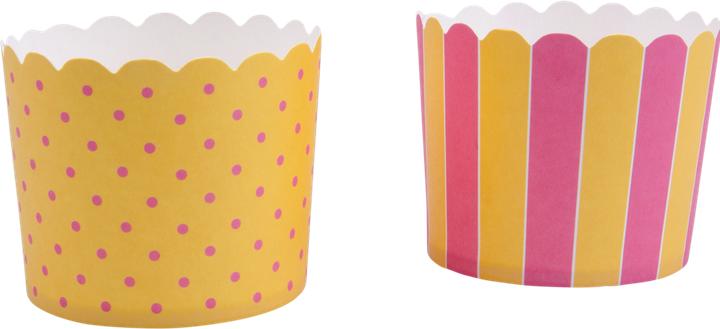 Produktbild Städter Cupcake Förmchen Gelb & Pink (7 cm)