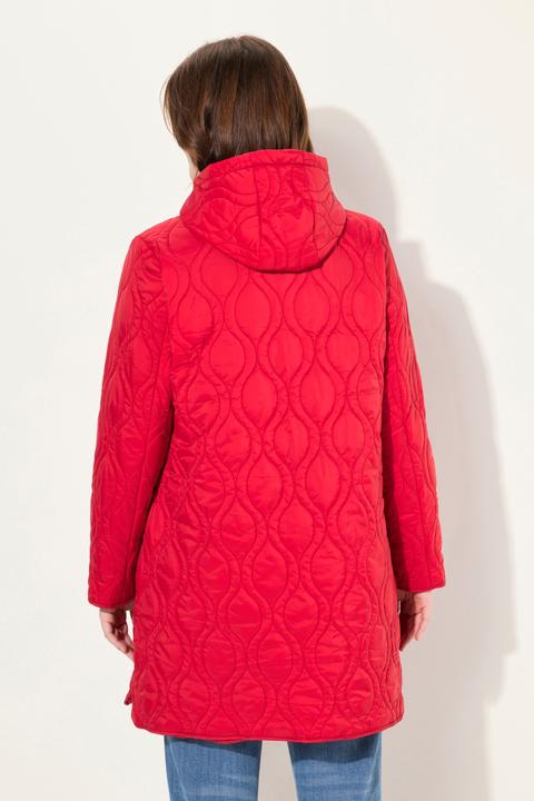 Produktbild Ulla Popken HYPRAR Steppjacke, 2-Wege-Zipper, Kapuze, recycelt (58)