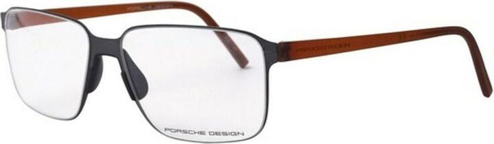 Produktbild Porsche Design Eyeglass Frame 57mm Matte Gray/Matte Brown P8313 C