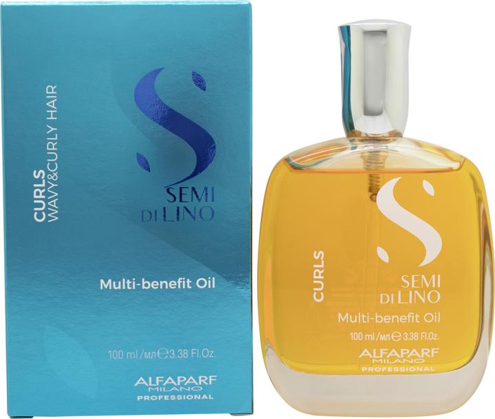 Immagine prodotto Alfaparf Olio Multi-Benefici Semi Di Lino Curls (100 ml)