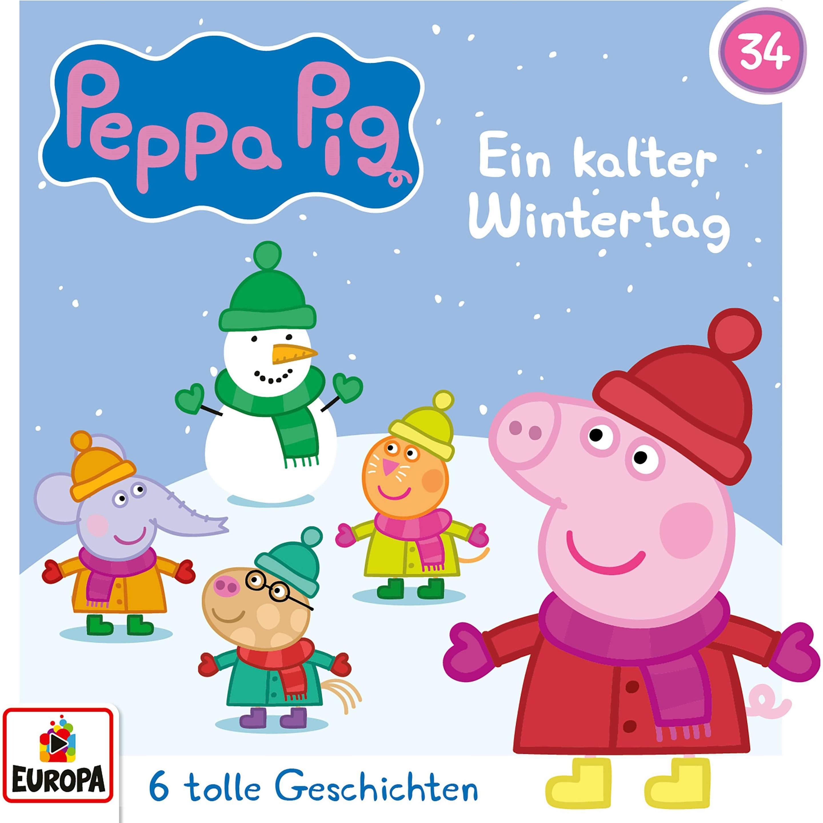 Peppa Pig 34 - Ein kalter Wintertag, Hörbücher