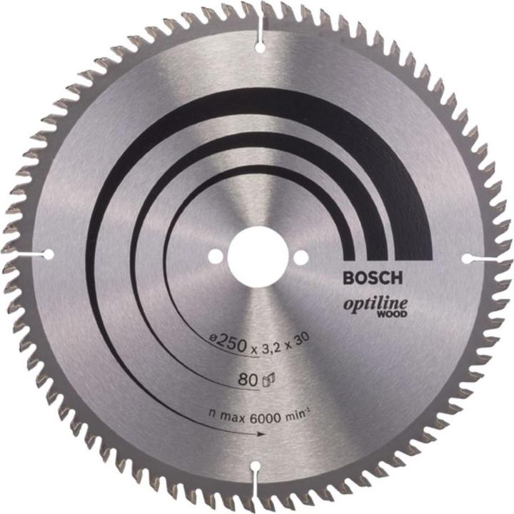 Actual product image Bosch Professional Zubehör PRO Wood circular saw blade, 250 x 3.2 x 30 mm
