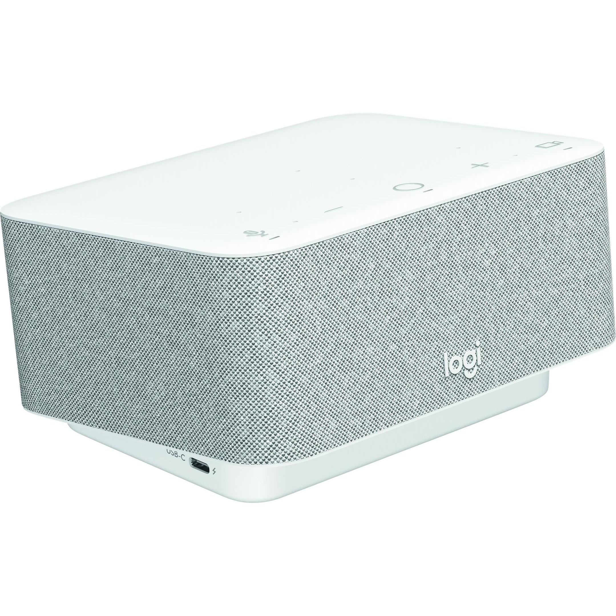 Logitech Logi Dock (USB-C, 2 Ports), Dockingstation + USB Hub, Weiss