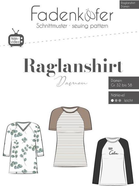 Fadenkäfer Pattern Raglanshirt