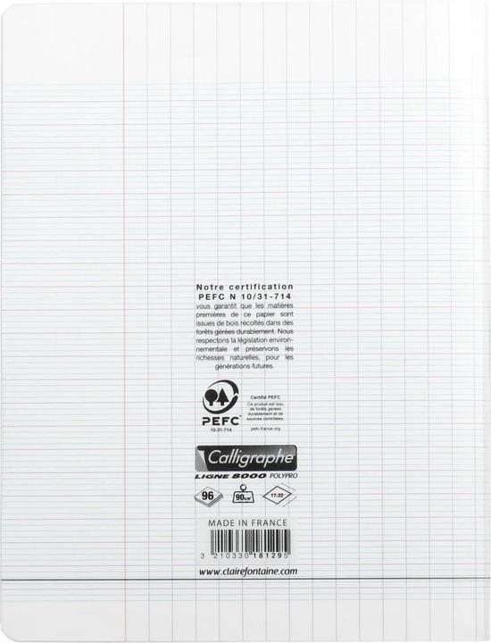 Immagine prodotto Clairefontaine Lega 8000 POLYPRO (Copertina morbida)