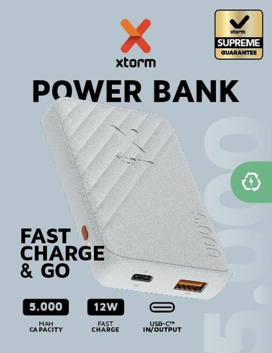Actual product image Xtorm Go2 Series (5000 mAh, 12 W, 18.50 Wh)