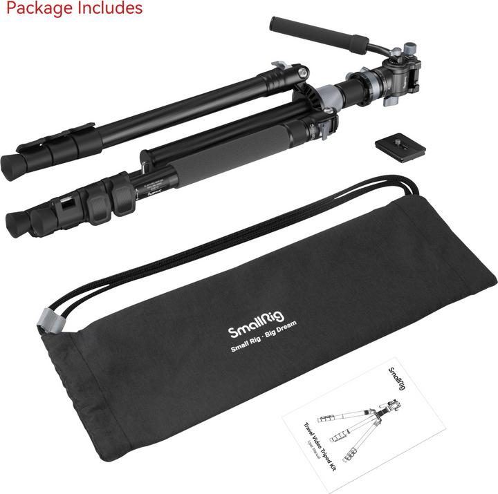 Produktbild SmallRig Travel Video Tripod Kit (Metall)