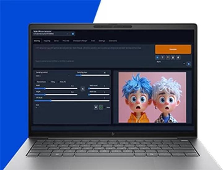 Actual product image HP ZBook 8 G1i (14", 1000 GB, 32 GB, Swiss, Intel Core Ultra 7 265)