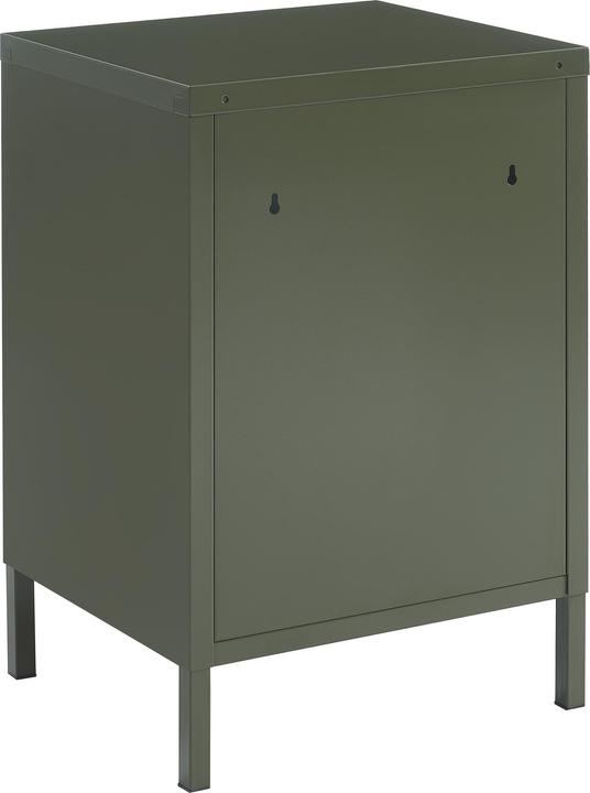 Image du produit Pantone Nachttisch Metall dunkelolivgrün 40cm (40 x 35 x 58 cm)