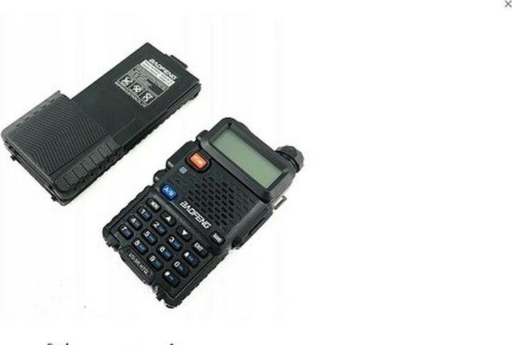 Actual product image Baofeng UV-5R HTQ 3800 USB-C WALKIE-TALKIE