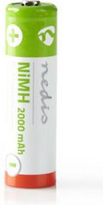 Nedis Rechargeable NI-MH battery AA - 1.20 V - NiMH - AA - Rechargeable - 2000 mAh - pre-charged (4 pcs., AA, 2000 mAh)