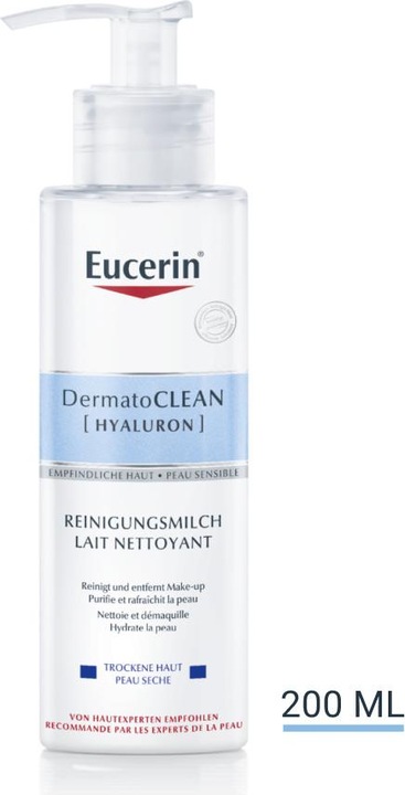 Image du produit Eucerin DermatoClean (Hyaluron) (Lait nettoyant, 200 ml)