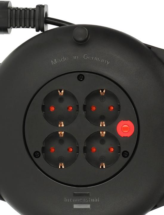 Produktbild Brennenstuhl Vario Line Kabelbox 4-fach / Mini-Kabeltrommel 10 m (10 m, 1.50 mm²)