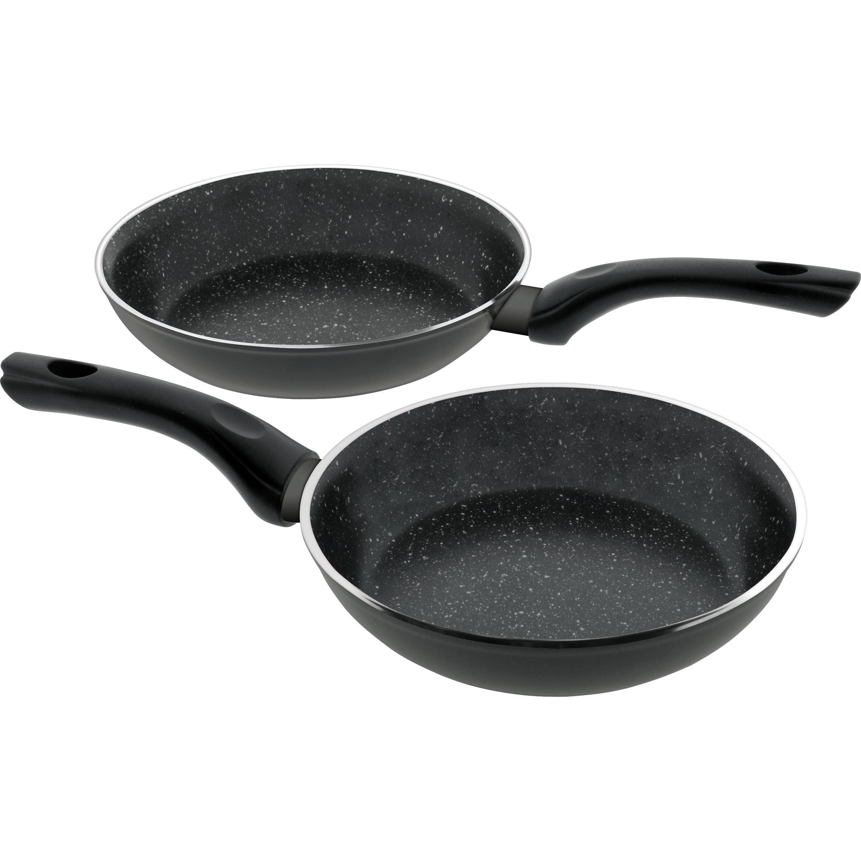 Jata SF118 18cm, Pfanne + Kochtopf, Schwarz