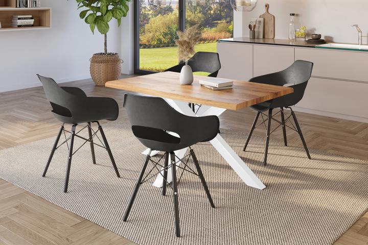 Image du produit SAM JULIUS Baumkante massiv Mdf (140 x 80 x 77 cm)