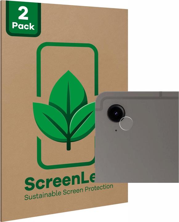 Produktbild ScreenLeaf Schutzfolie nachhaltiger Displayschutz Displayschutzfolie Folie Klar Transparent (2 Stk., Samsung Galaxy Tab S9 FE)