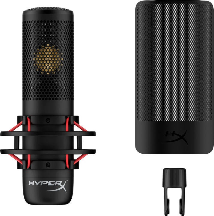 Productafbeelding HyperX ProCast studiomicrofoon Type transmissie (details):Bedraad incl. Spin