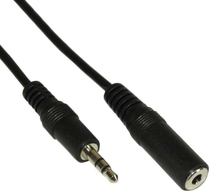 Produktbild InLine Klinke Verlängerung, 3,5mm Klinke St/Bu, Stereo (3 m, 3.5mm Klinke (AUX))