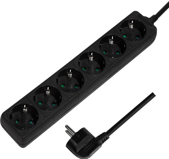 Actual product image LogiLink Socket strip (6 x, CEE 7/3, 1.50 m)