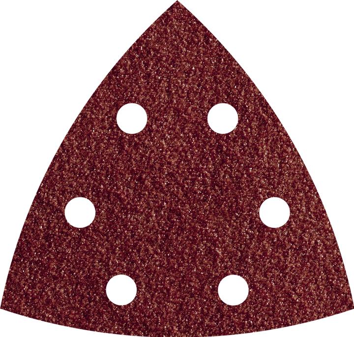 Actual product image wolfcraft 5 Adhesive sanding sheets Aluminium oxide K180 Delta 95mm (180)