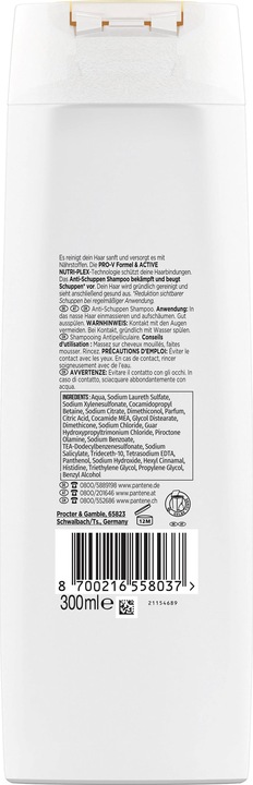 Immagine prodotto Pantene Pro-V Anti-Schuppen (300 ml)