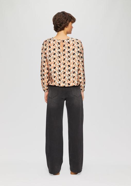 Actual product image s.Oliver Bluse Viskosemix-Bluse in O-Shape (34)