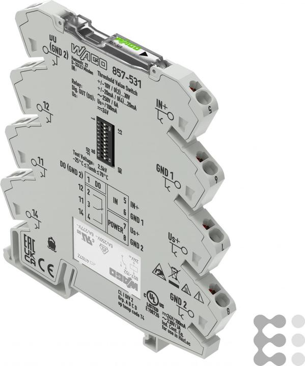 Produktbild Wago Thres val rly output, std analog input