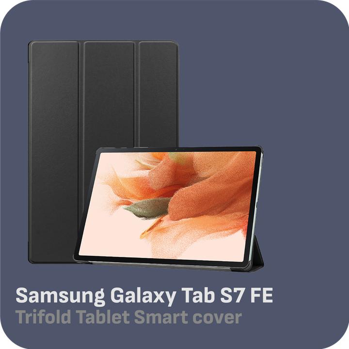 Actual product image Cazy Premium Smart Cover Compatible with Samsung Galaxy Tab S7 FE - Protective Case Cover - Automatic (Galaxy Tab S7 FE)