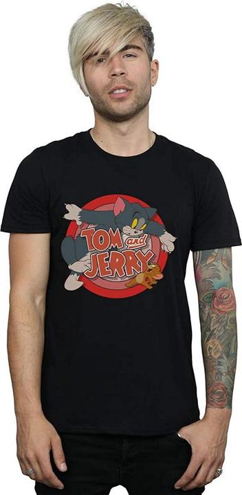Immagine prodotto Tom & Jerry Maglietta in cotone Catch per uomo (XL)
