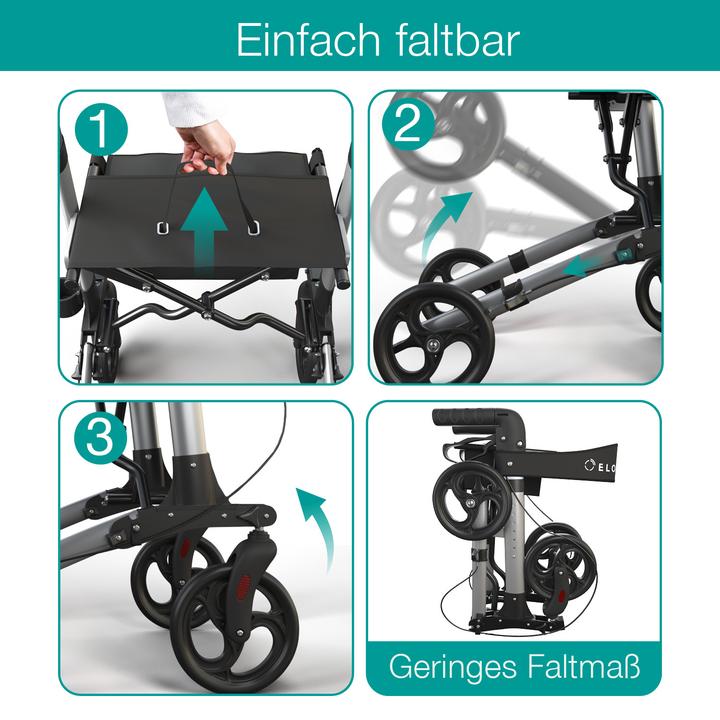 Immagine prodotto Aktivshop Leichtgewichtrollator »Move«, Silber