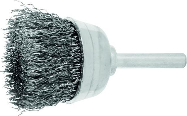 Produktbild Lessmann Topbørste m/skaft 40mm stål 0,30 (0.3 mm)
