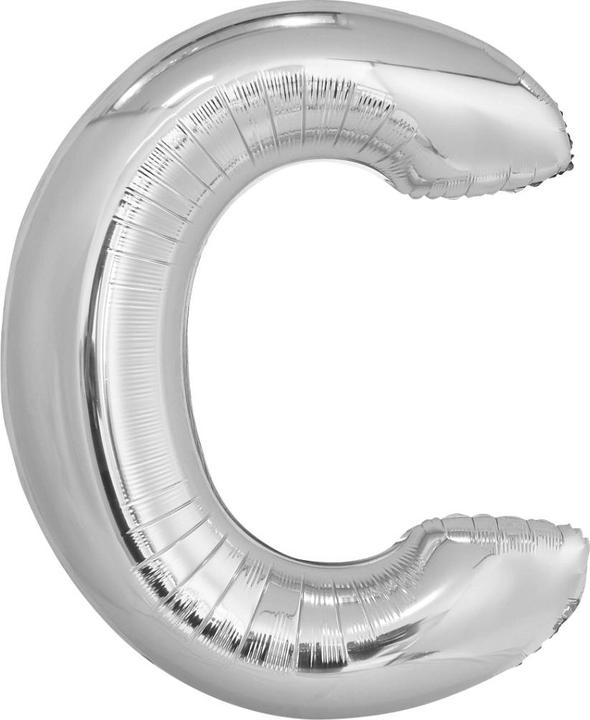Image du produit Ballon lettre alu 40cm argent - C (1 x)