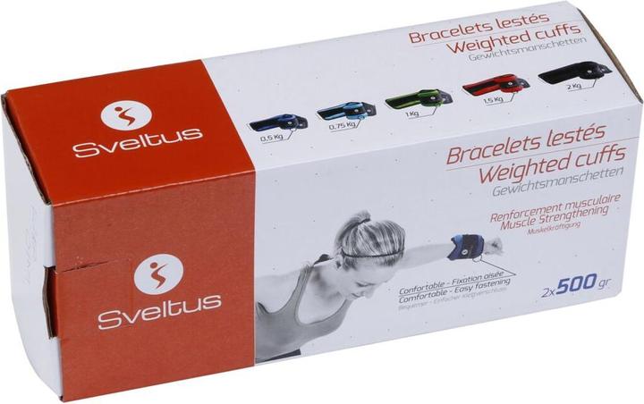 Productafbeelding Sveltus Gewichtsmanchetten (2 x 0,5 kg)