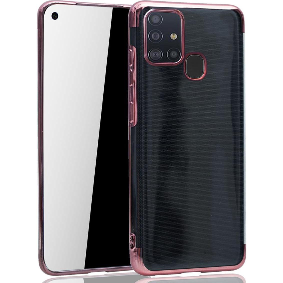 Thumbnail - König Design Handyhülle für Samsung Galaxy A21s Case Cover Schutz Tasche Schutzhülle Pink Neu (Samsung Galaxy A21s), Sma...