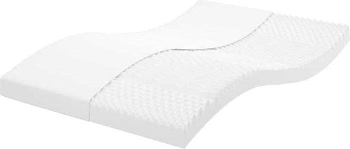 Produktbild vidaXL Schaumstoffmatratze 120 x 220 cm 7-Zonen Härtegrad 20 ILD (120 x 220 cm, Schaumstoffkern)