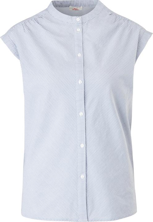 Produktbild S.Oliver Bluse Bluse mit Rundhalsausschnitt (M)