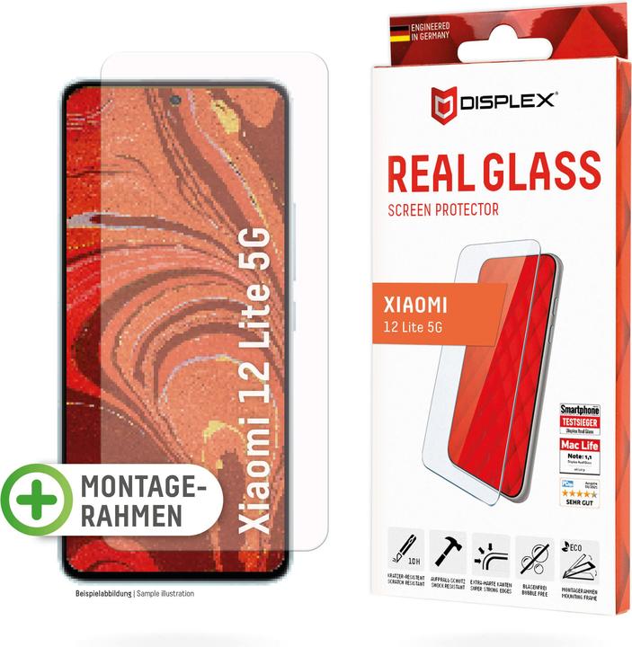 Produktbild Displex Panzerglas (1 Stück, Xiaomi 12 Lite)