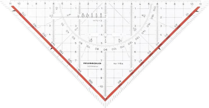 Produktbild Rumold Geometrie-Dreieck (25 cm, Kunststoff)