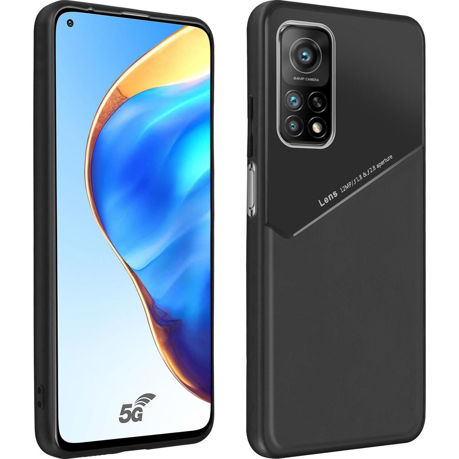 Avizar Élégant Series (Xiaomi Mi 10T Pro), Smartphone Hülle, Schwarz