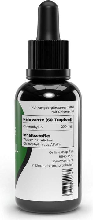 Actual product image VeLife Chlorophyll Tropfen (1 Piece, Droplet, 128 g)