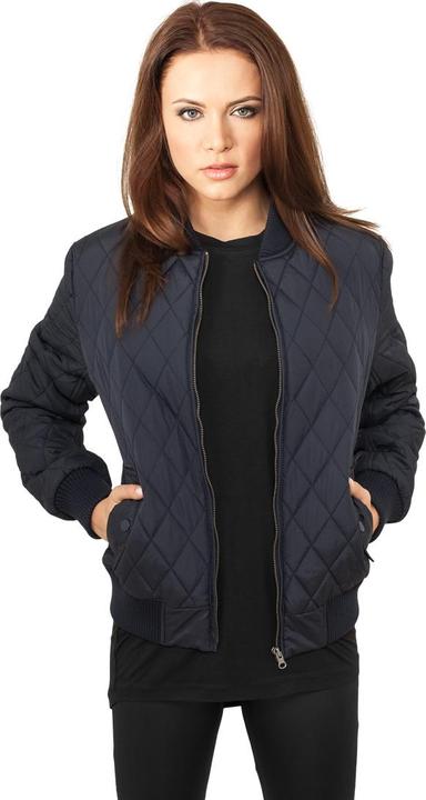 Actual product image Urban Classics Ladies Diamond Quilt Nylon Jacket (S)