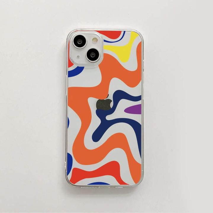 Image du produit PhoneLook Coque Gel silicone vagues colorées Margarita (Apple iPhone 14 Pro)