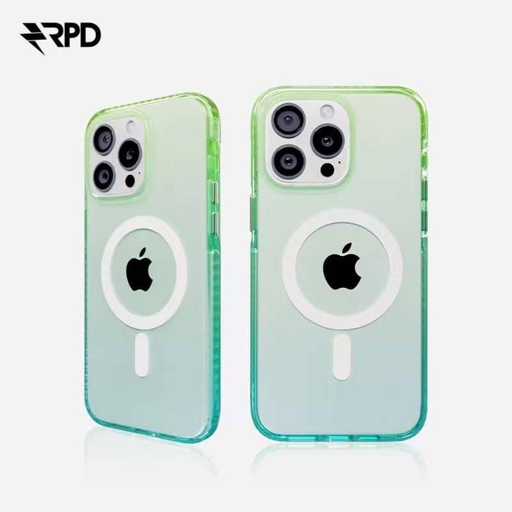 Produktbild RPD Apple iPhone 15 Pro - Magsafe neongrün / neonblau (Apple iPhone 15 Pro)