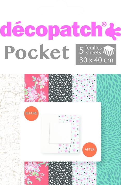 Grau, Pink, Rot, Türkis