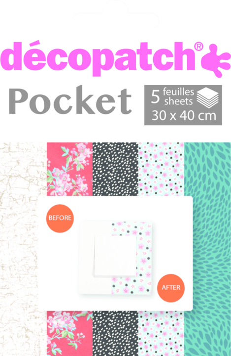 Produktbild Décopatch Decopatch-Papier Nr. 2, 5 Blatt (20 g/m², 5 x)